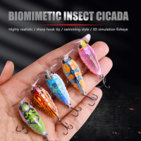 Newup Pesca Bionic Insect Popper Fishing Lures 4cm 3.9g Topwater Wobbler Lures for Trout salt water fishing goods