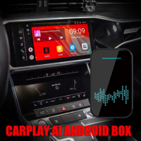 CarPlay Android Ai Box Car Multimedia Player For Ford VW BMW Peugeot Skoda Cadillac Renault 4+32G Carplay Box Car Android TV BOX
