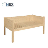 (NEX) 簡約松木床架 護欄單人床3.5尺 嬰兒床邊床(拼接床/床邊床)