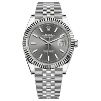 勞力士 ROLEX 126334 灰面條丁 五珠帶 Datejust 41mm