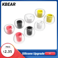 KBEAR 07 Silicone Upgrade Headphone Eartips 1pair(2pcs) 5pairs(10pcs) Noise Isolating With S M M- L Size For KBEAR TRI Earphone