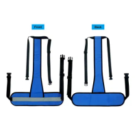 Adjustable Wheelchair Back Seat Fixing Belt Harness Strap Safety Front Cushion for the Elderly Braces for Patients Cares