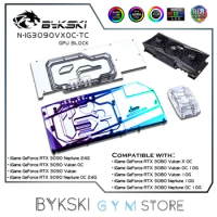Bykski GPU Active Backplate Block For iGame RTX 3080/3090 Vulcan/Neptune X OC, Memory(VRAM) Double VGA Cooler N-IG3090VXOC-TC