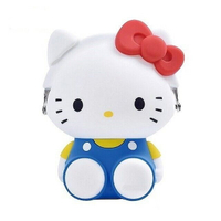【震撼精品百貨】Hello Kitty_凱蒂貓日本SANRIO三麗鷗 Kitty 造型矽膠零錢包 p+g design (紅白坐姿款)*78254