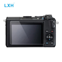 LXH 0.3mm Optical 9H Tempered Optical Glass Camera Screen Protector Foils Skin Film For CANON EOS M6 Camera Crystal Clear