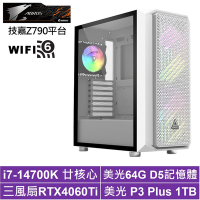 技嘉Z790平台[雪狼狂神]i7-14700K/RTX 4060TI/64G/1TB_SSD
