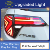 New Arrival For Honda Vezel HRV 2014- 2019 Taillights LED DRL+Break+Signal+Fog Car LED Moving Taillight Tail Light