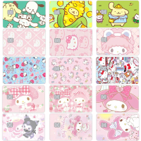 【ECrystal】 Pelekat DIY anime kawaii Pochacco, pompom, Purin, Kuromi dan My Melody; sarung kulit file