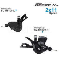 SHIMANO DEORE M5100 2x11 Speed Shifters SL-M5100 Groupset include Left and Right Shift Lever 2x10/11-speed Original