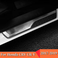 For Honda CRV CR-V 2017 2018 2019 Door pedals modified crv threshold protection strips anti-dirty scratch-resistant Accessories