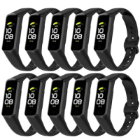 10 pcs Silicone Watch Band Replacement Wrist Strap For Samsung Galaxy Fit2 SM-R220 Bracelet For Galaxy Fit 2 Smart Accessories