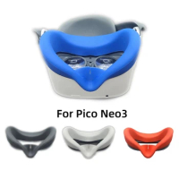 VR Accessories for Pico Neo 3 Silicone Goggles Sweatproof Dustproof Replaceable Silicone Cover Mask for Pico Neo3 Accessory