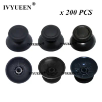 IVYUEEN 200 PCS Analog Thumbsticks for Play Station 4 PS4 Pro Slim Controller Accessories for Dualshock 4 Thumb Stick Caps Grips