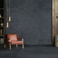 Granit Lantai Dan Dinding 80x80_60x120 Dan 60x60 Nero Cemento Carfot Matte | Doff | Slip Stop Produc