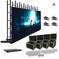 P2.9 Full Set 2m x 3.5m Outdoor Stage LED Screen Panel P2.976 Rental Event Display Video Wall For Concert Nightclub Music Show