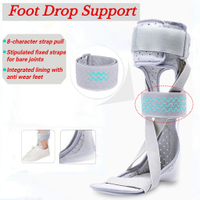 Correction of Stroke Hemiplegia and Ankle Joint Fixation with Foot Drop Orthosis Device for Inversion and Valgus Correction Shoe