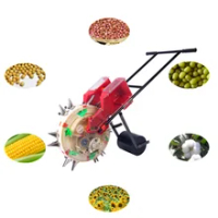 agricultural hand 1 rows vegetable manual rice seeder tobacco maiz corn seed planter seeder and manual fertilizer hand push