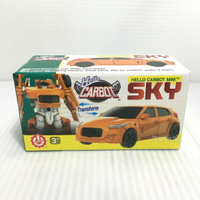 【Fun心玩】CK32590 麗嬰 韓國 CARBOT MINI 迷你 衝鋒戰士 SKY 飛天 小汽車 變形 機器人