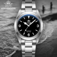 ADDIES AD2023 PT5000 Luxury Men's Wirstwatch 10Bar Water Resistance Mechanical Watch Luminous 316L Stainless Steel Diver Watch