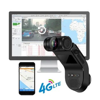 Dual lens car dash cam 4G for fleet management