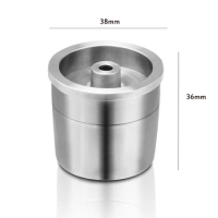 Stainless Steel Refillable Coffee Capsule Cup Reusable Rustproof Easy Clean Coffee Filter For Illy Coffee Machine