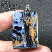 Top Natural Pietersite Stone Necklace Pendant For Women Man Luck Gift Crystal Silver Namibia Energy Gemstone Beads Jewelry AAAAA
