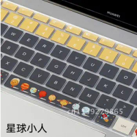 Letters English Keyboard Cover Stickers for Huawei Matebook X Pro 13.9 D14 D15 Soft Silicone Alphabet Letters Protective Film