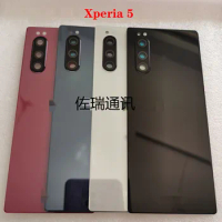 New Back Housing Battery Cover Door Rear Cover For Sony Xperia 5 J8210 J8270 J9210