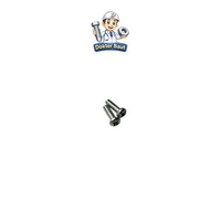 100 Pcs Baut Obeng JP Plus Mur M3x10 Putih Kembang 3x10 4mm 1cm
