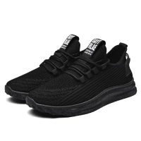 Leedoo Sepatu Pria Sepatu Olahraga Sepatu Sneakers Fashion Pria MR109 - Hitam, 42