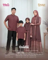Sarimbit Nibras Terbaru 2026 Osadia Maroon Gamis XS