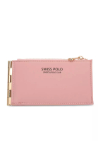 Swiss Polo Women's Card Holder With Zip Compartment / Card Case (持卡人 / 名片夾) - 粉紅色