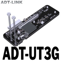 ADT UT3G for NUC ITX STX Notebook PC Graphics Card External USB 4.0 to PCI-E 4.0 X16 eGPU Adapter for Thunderbolt-Compatible 4/3