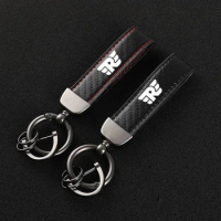 for Royal Enfield Bullet Meteor Classic 350 500 Interceptor Continental GT Himalayan High-Grade Carbon Fiber Motorcycle Keychain