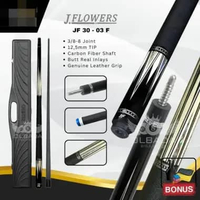 Stik Billiard JFlowers JF 30 - 03F / Carbon Ori / Low Deflection / Stik Karbon - OneBli