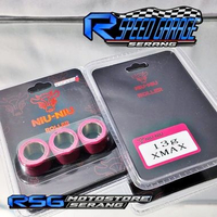 ROLLER RACING NIU-NIU TAIWAN ROLLER SET 6 PCS 3 PCS XMAX 250 300 TECH MAX CONNECTED 23X18 MM 13 GRAM