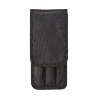 【MUJI 無印良品】尼龍化妝刷具包/黑.約19x8.5x0.5cm