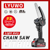 Electric Saw Household Small Handheld Saw Rechargeable Lithium Electric Logging Electric Chain Saw Outdoor Tree Sawing Tool