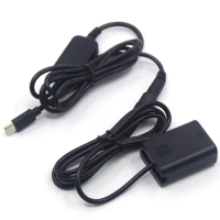 USB-C Power Cable+AC-PW20 NP FW50 NP-FW50 Dummy Battery for Sony A6000 A3000 A7 NEX-F3 NEX-5R RX10 ILCE-QX1 ZV-E10 NEXC5 SLTA33
