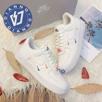 帝安諾-實體店面 【女鞋】NIKE AIR FORCE 1 '07 af1 白橙藍 邁阿密 南灣 雙勾  CT1989-101