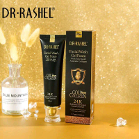 Dr Rashel Facial Wash Gel Foam With Real Gold Atoms & Collagen 100g Skincare Face Cleansing