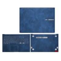 Crazy Horse Leather Sticker For ASUS Vivobook 14 14X V4050E/FP v4200E X420UA/F 15 V5000F X512FJ V5200E 15s S5500F S5600F V5050E