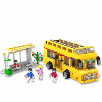 【COGO】積木 城市系列 敞篷雙層巴士-4112(益智玩具/兒童玩具//聖誕禮物/交換禮物)