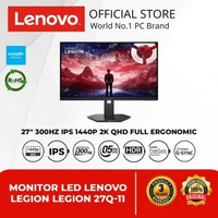 MONITOR LED LENOVO LEGION LEGION 27Q-11 27" 300HZ USB-C 15W | IPS 1440P 2K QHD HDMI 2.1X2 DP 1.4X1 F