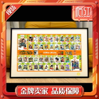 {台灣公司貨 可打統編}【怡紅】星空 龍珠40周年特別版 七龍珠鳥山明孫悟空貝吉塔裝飾畫
