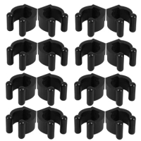 20Pcs Wall Mount Pole Clip Wall Pole Clamp Wall Cue Pole Clamp Cue Holder Fishing Rod Holder