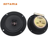 SOTAMIA 2Pcs 4 Inch Audio Tweeter Speaker 99MM 4 Ohm 10W Fever Tweeter KTV Speaker Home Theater Treble Loudspeaker for Yamaha