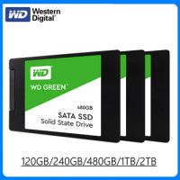 Western Digital WD GREEN 1TB 480GB 240GB 120GB 2TB SSD Internal Solid State Drive 2.5" SSD SATA3 6GB/s Hard Disk For Laptop