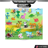 Kids Toy 3D DIY puzzle cardboard art crafts-early education children-children's educational toys