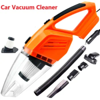 5Kpa Powerful Car Vacuum Cleaner Mini Protable Handheld Dry Wet Dual-use Vacuum Cleaner For Car Aspirateur Vaccum Cleaners Auto